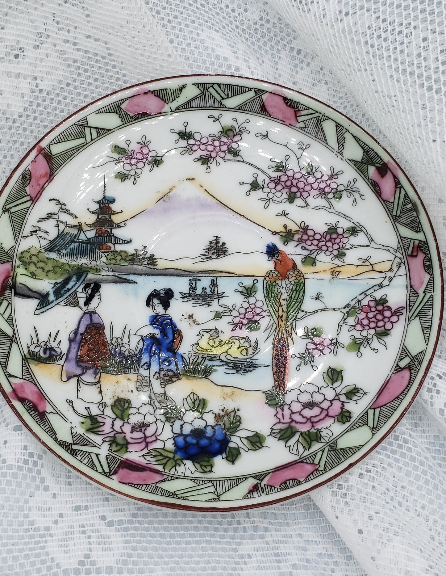 Japanese Kutani Hand Painted Plate