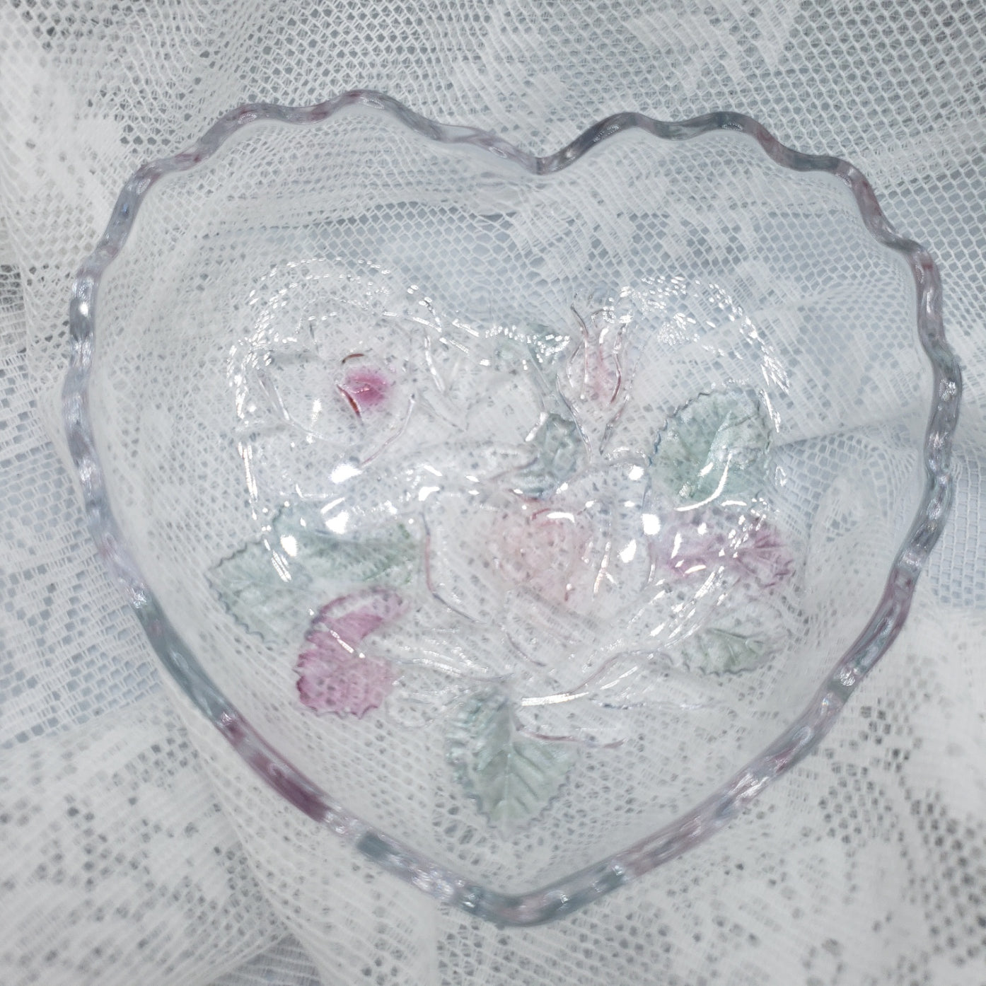 Crystal Trinket or Candy Dish 6"