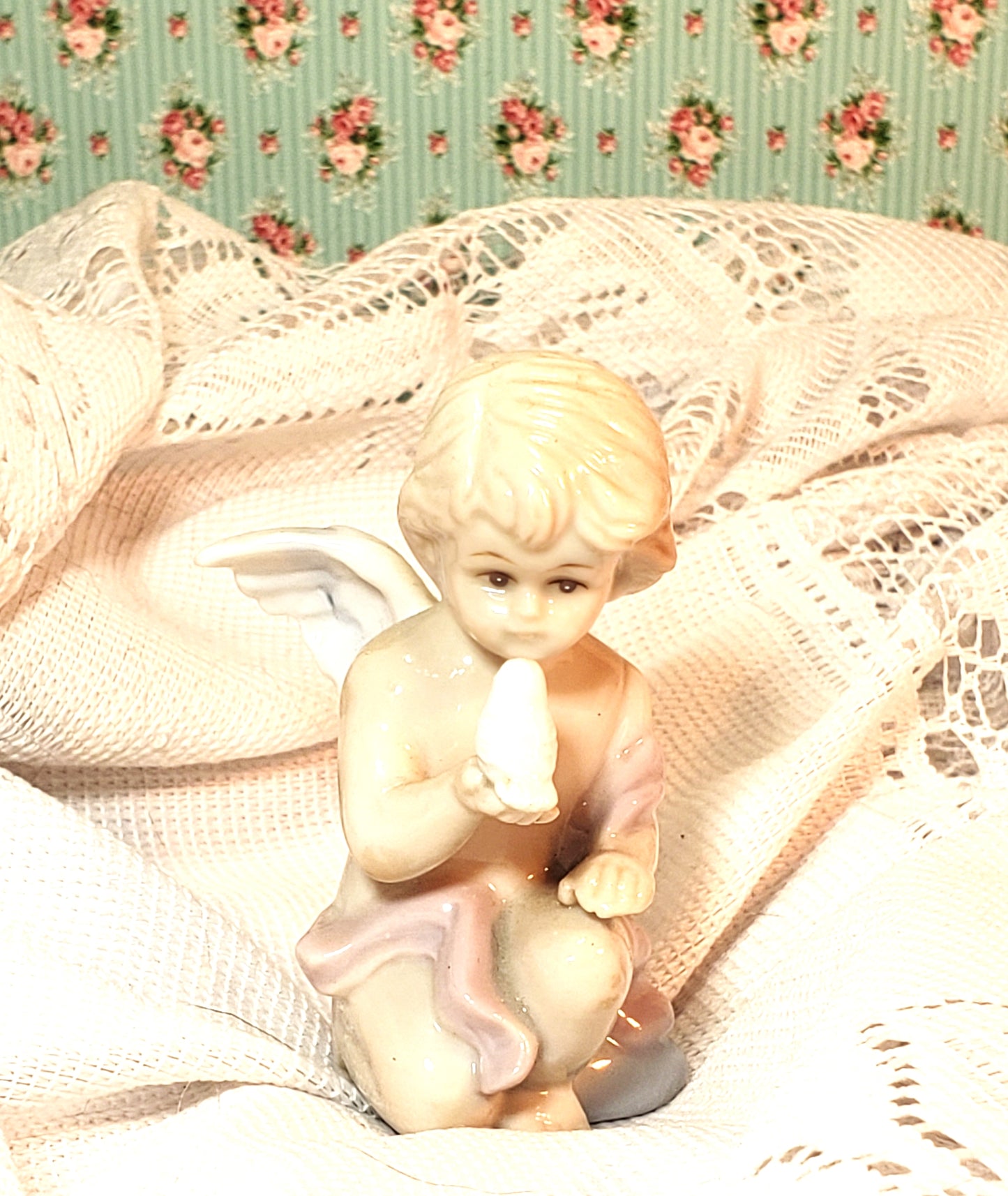 Rare Tiny Naked Cherub Angel by Russ