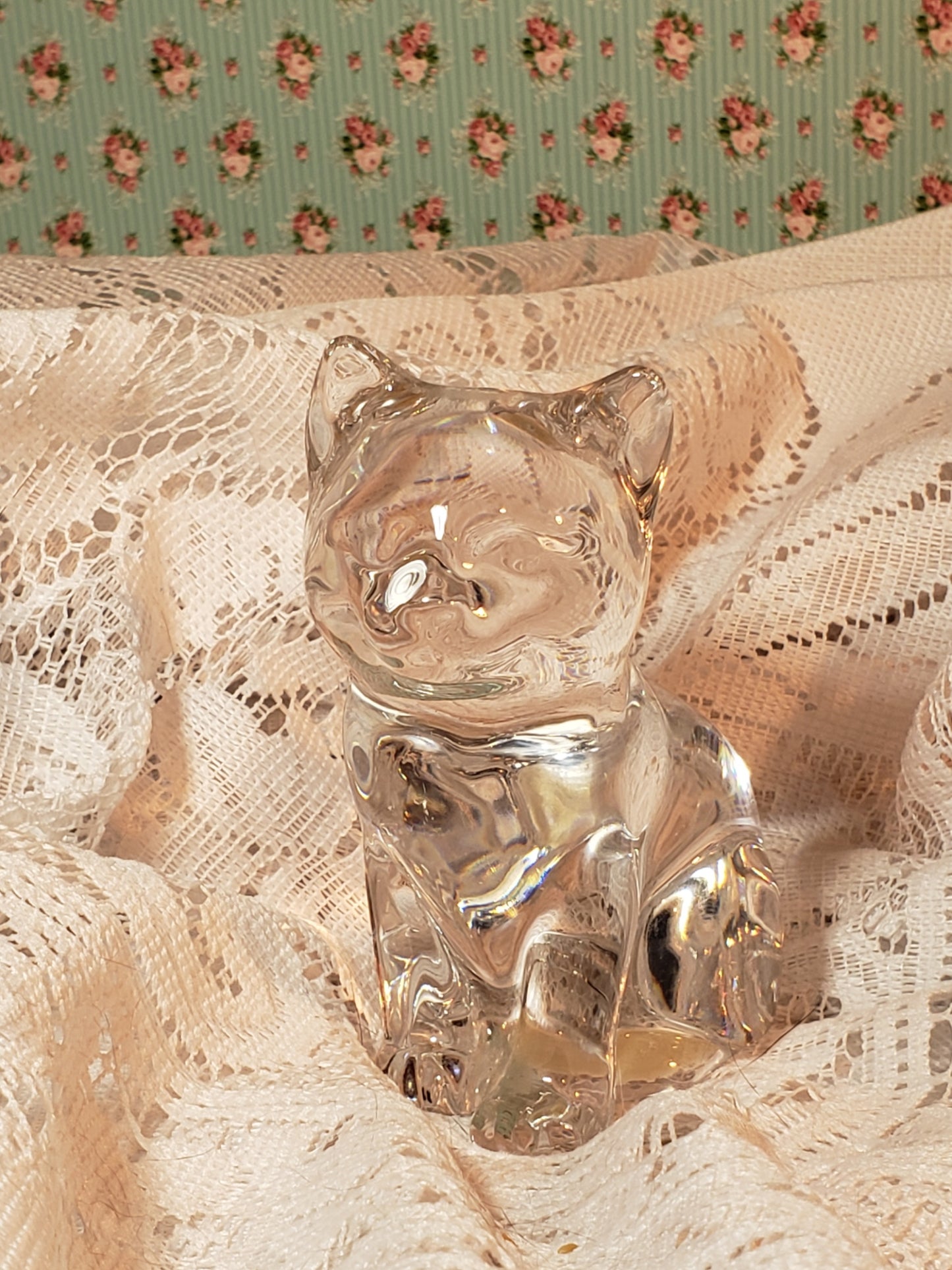 Princess House Crystal Cat