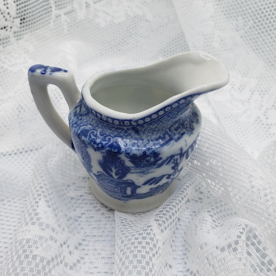 Blue and White Vintage Creamer