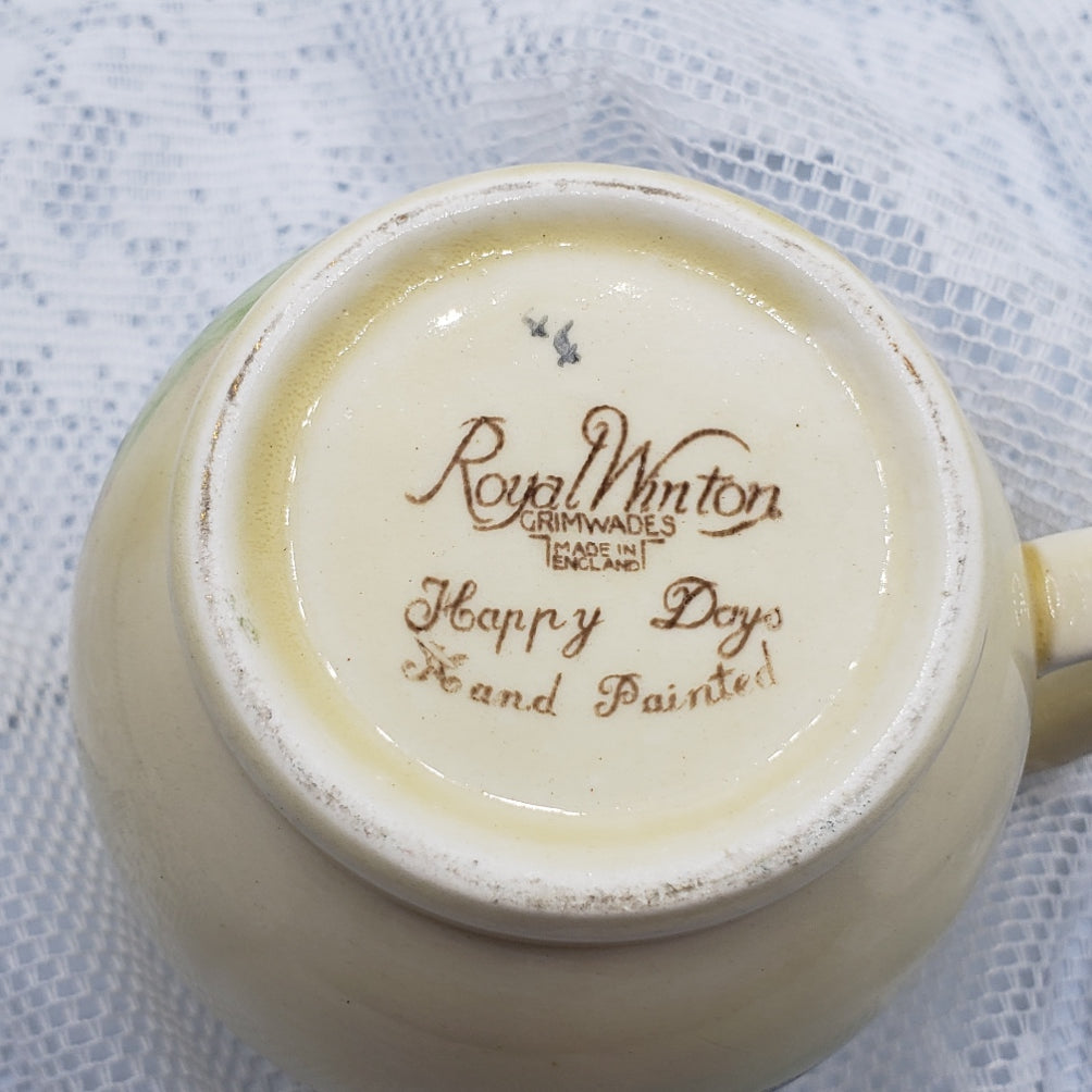 Creamer ~ Happy Days ~ Vintage