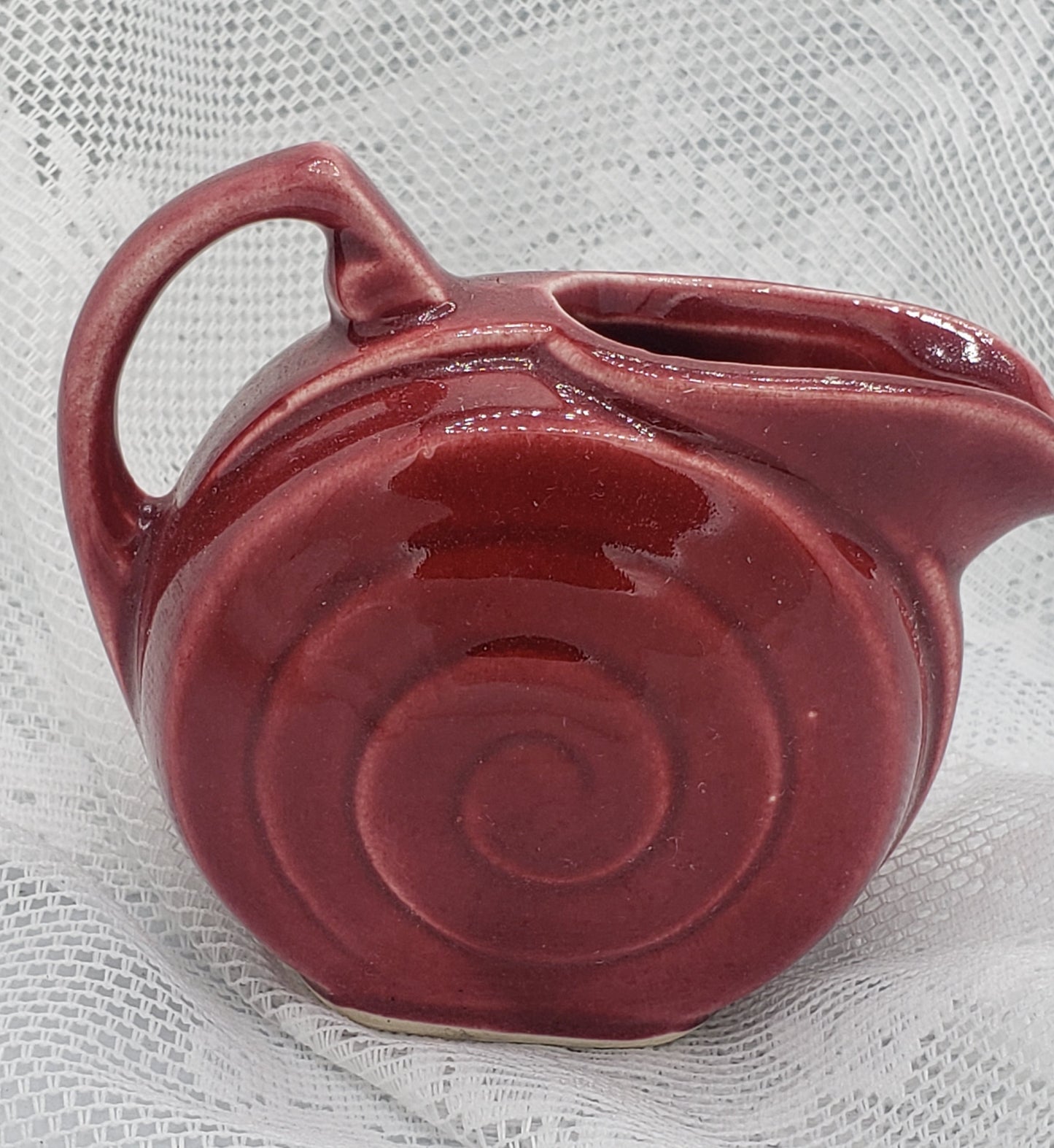 Unique Vintage Creamer - Seashell Spiral