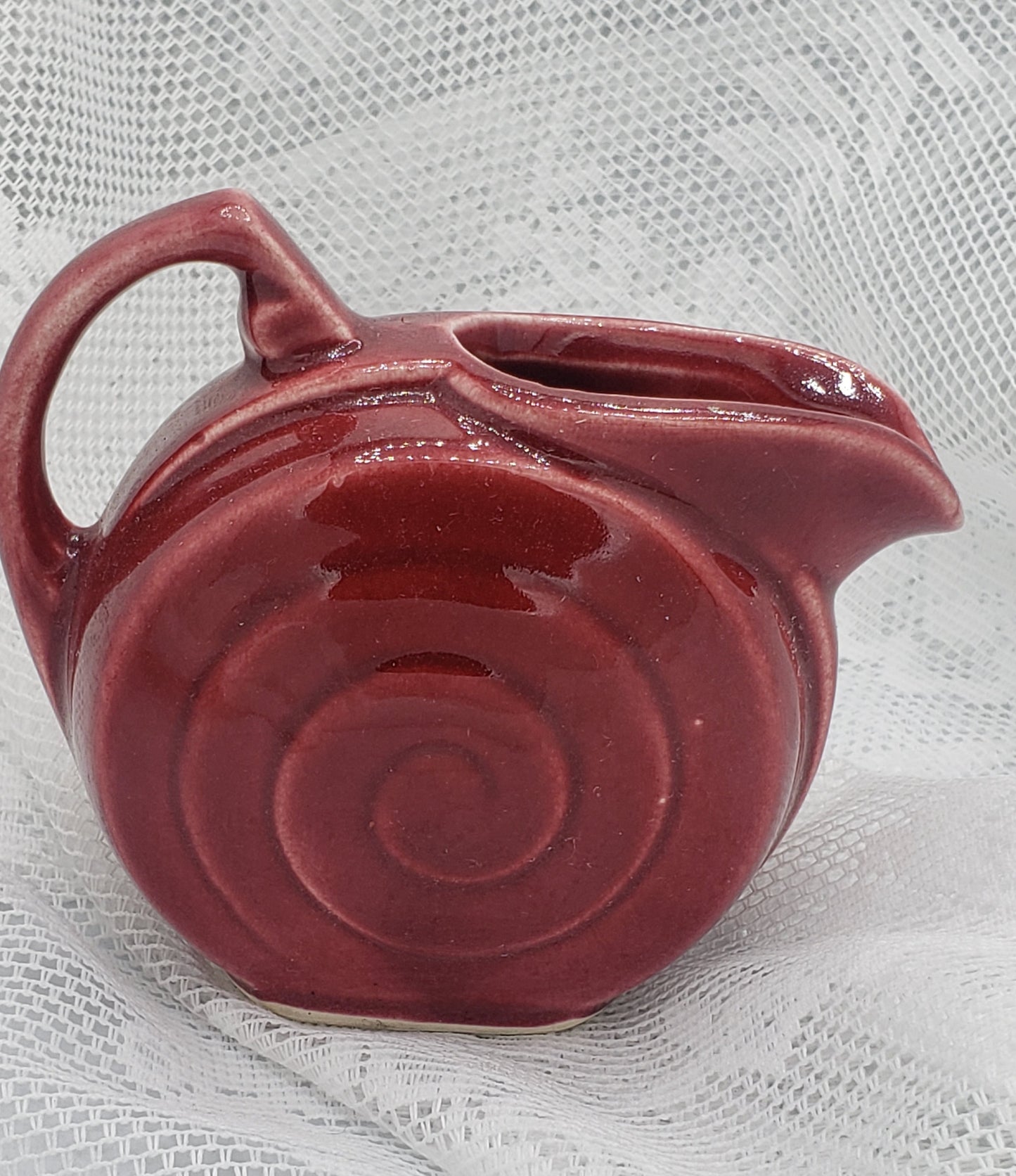 Unique Vintage Creamer - Seashell Spiral