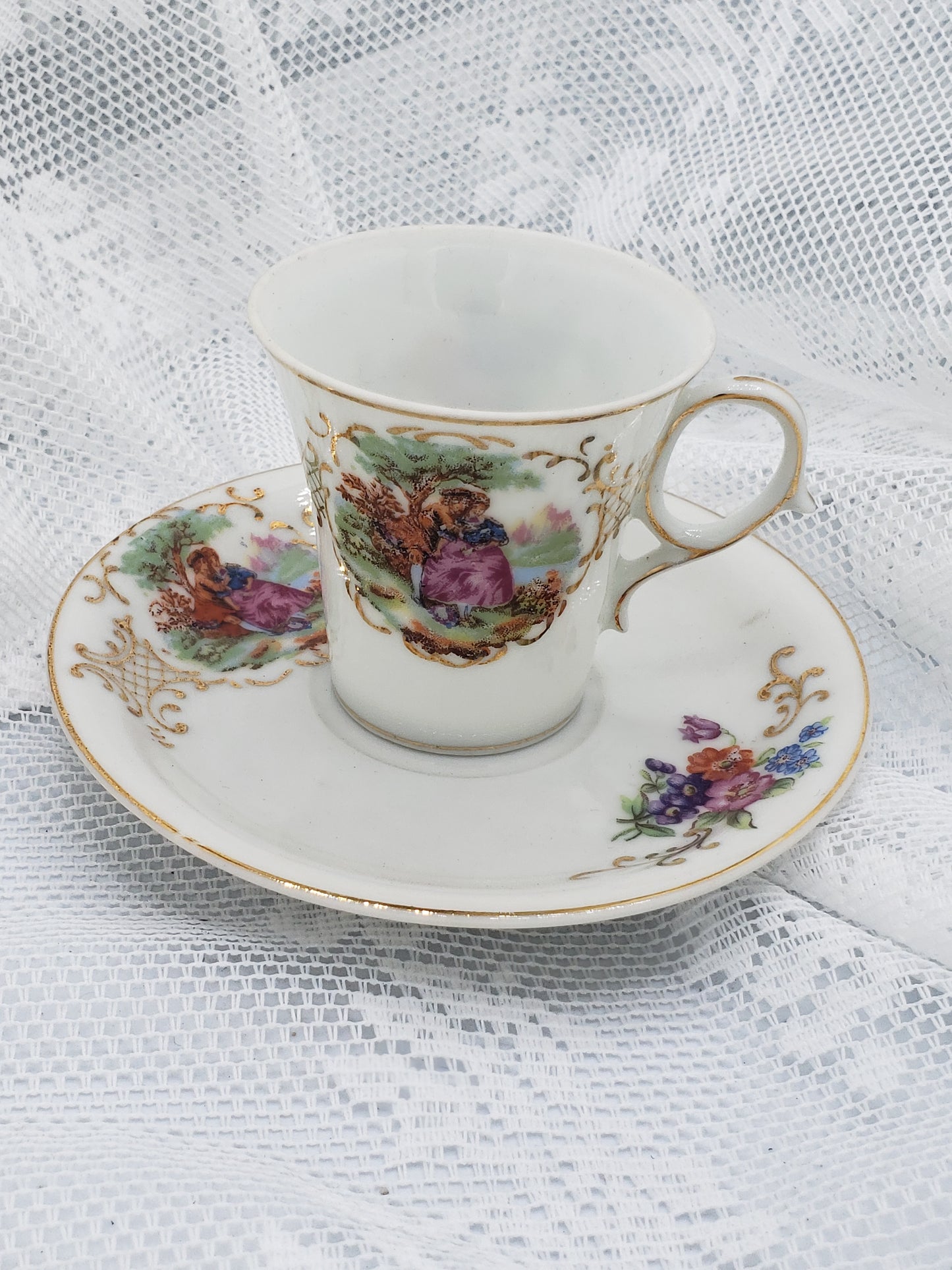 Demi Teacup and Saucer Vintage
