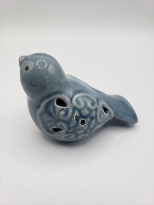 Blue Ceramic Bird
